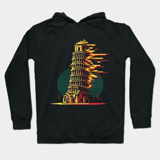 Pisa Tower Hoodie by Pixel-Eye